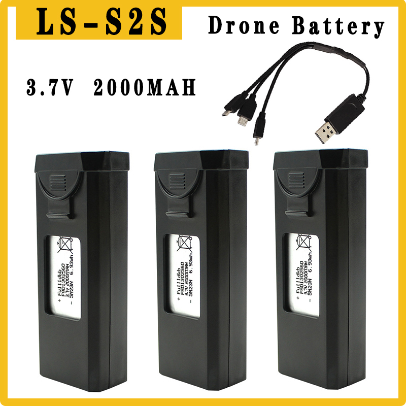 Drone Battery Balance Charger - Bateria original para drones s2s, 3.7v,