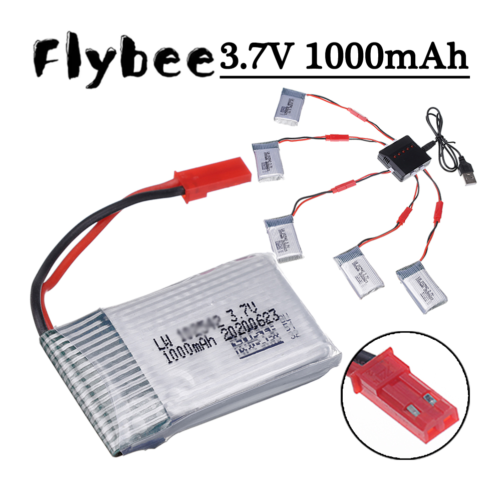 Drone Battery Lipo - Bateria lipo e carregador 3.7v 1000mah