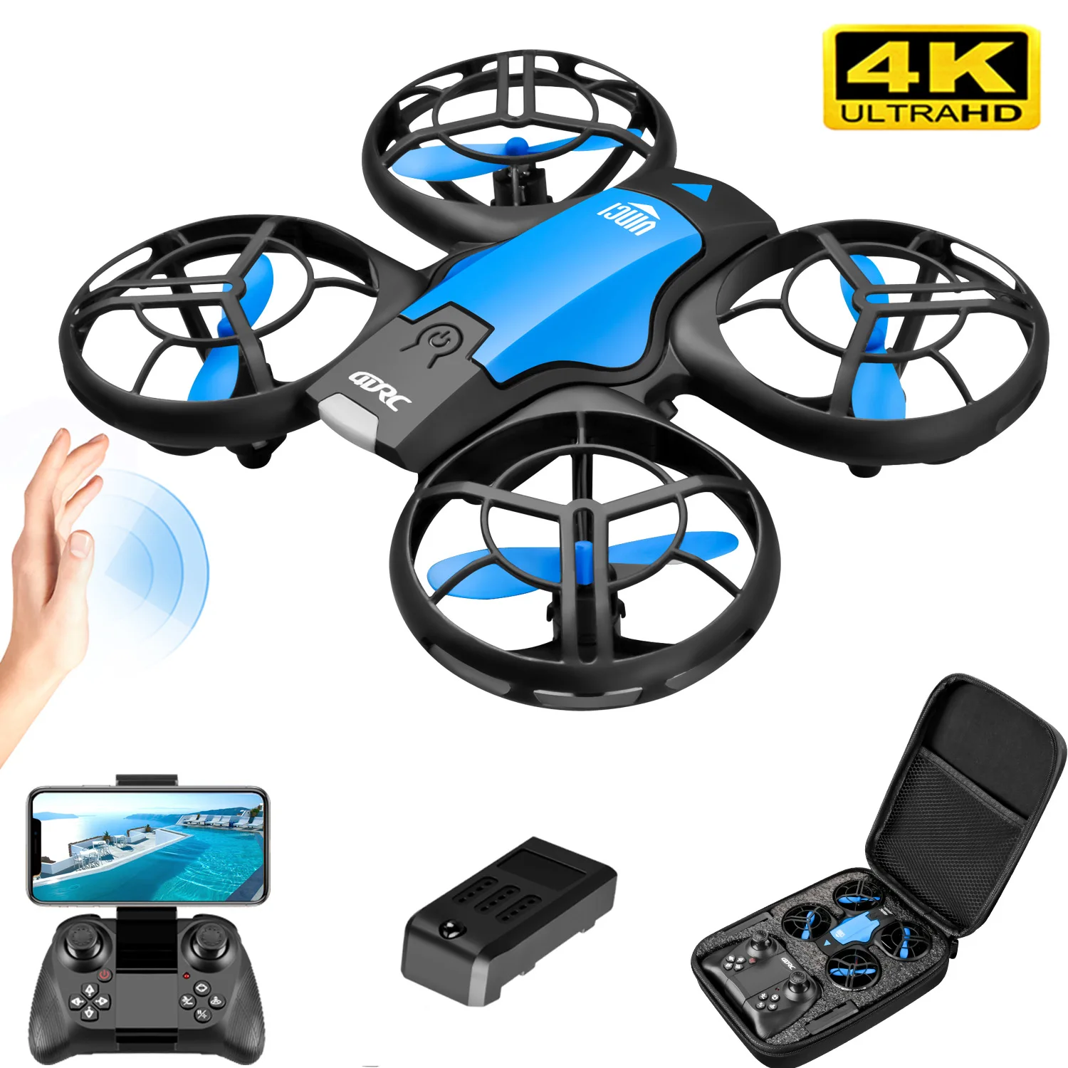 Novo Mini Drone V8 4K Profissi - Drone Battery Box avaliação e preço