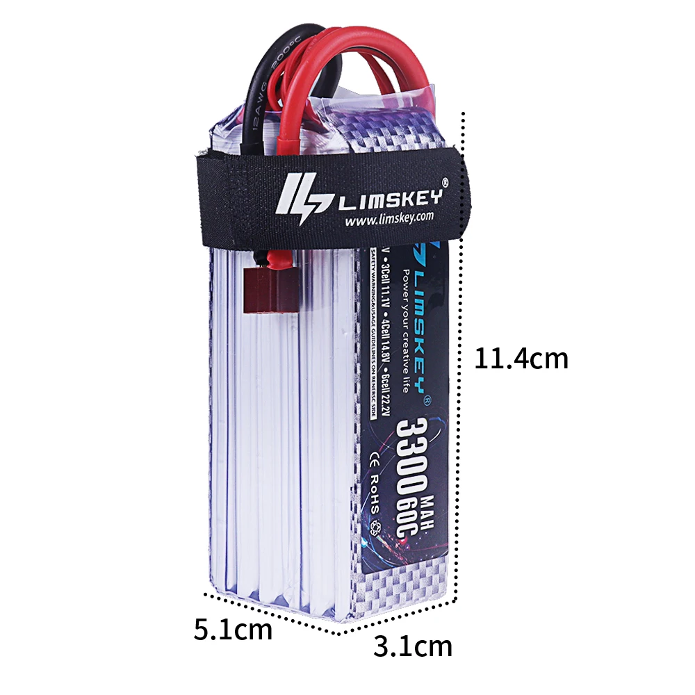 Bateria Lipo 3300mah 22.2V 60C - Drone Battery Lipo avaliação e preço