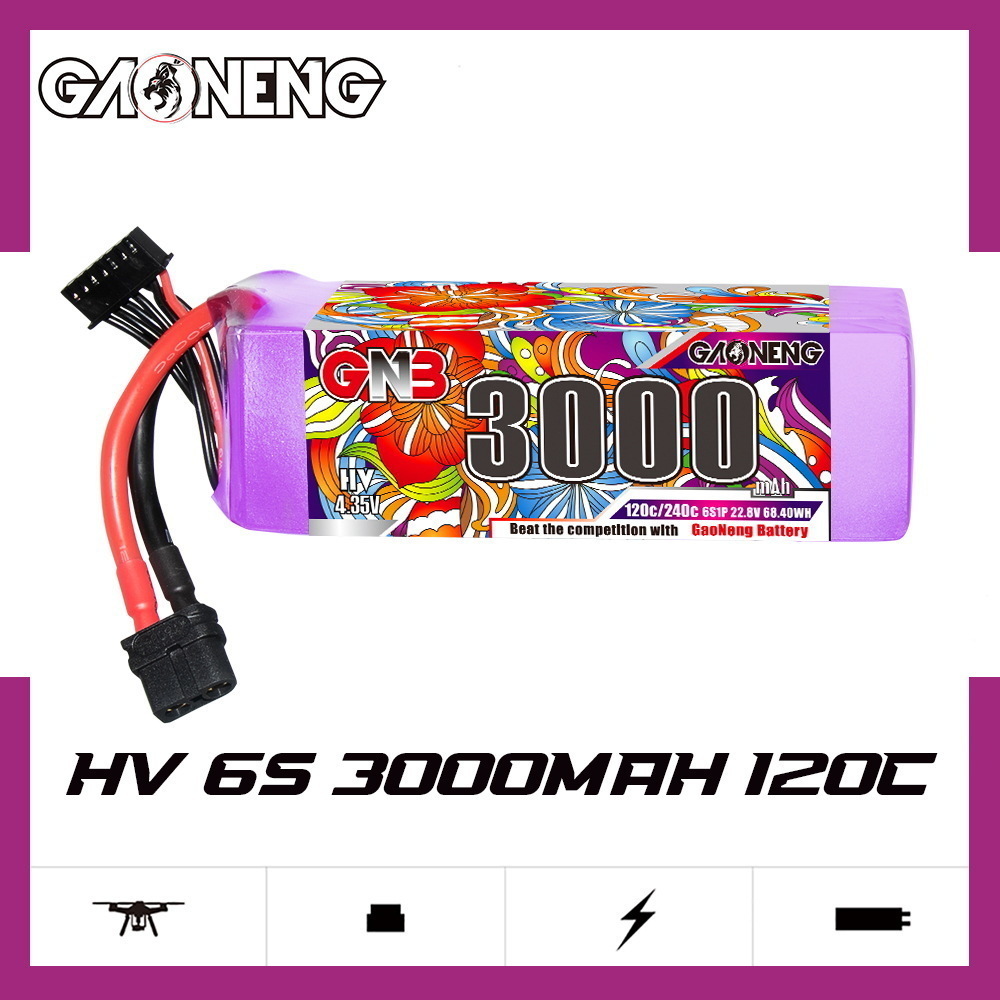 Bateria lipo gnb 6s 22.8v 3000 - Drone Battery Lipo avaliação e preço